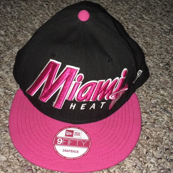 New Era Accessories - Miami Heat snap back